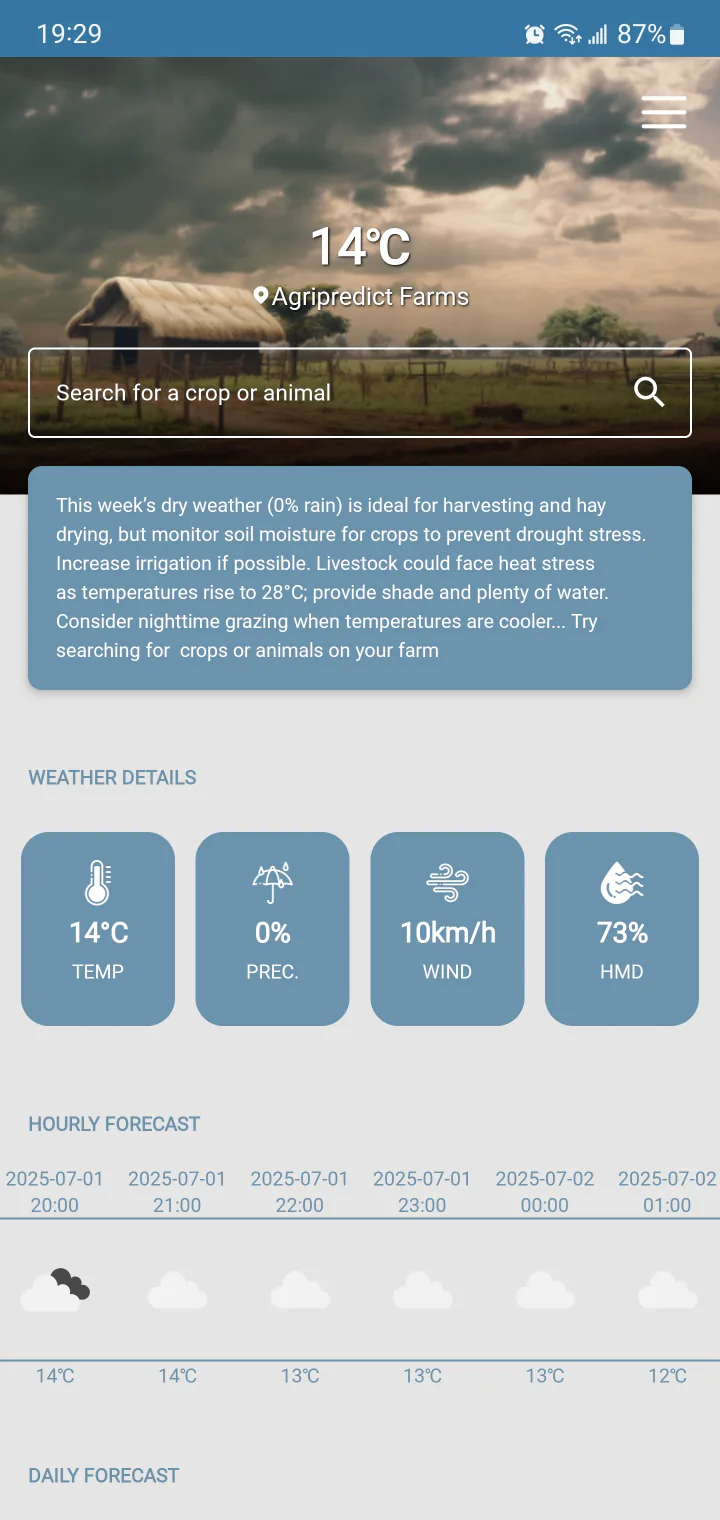 Weather App screenshot 1