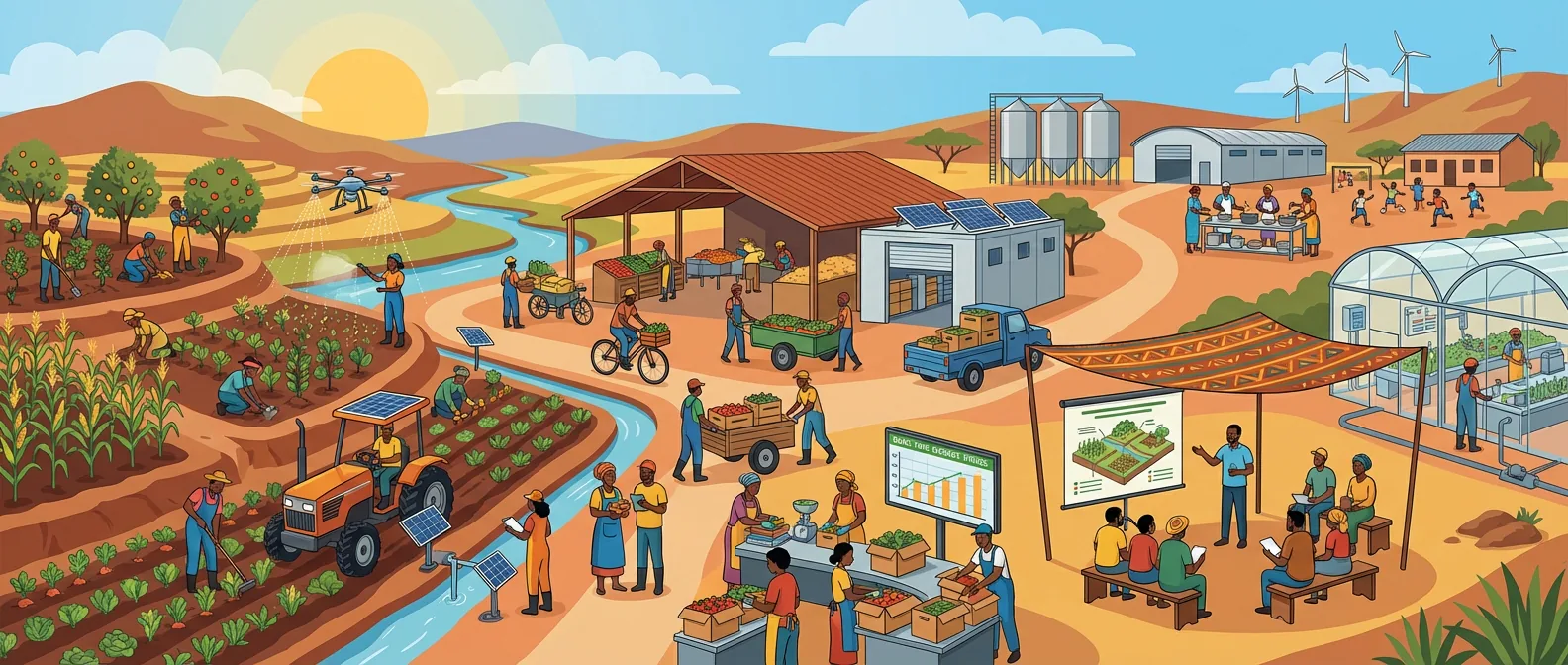 Farming community gathering