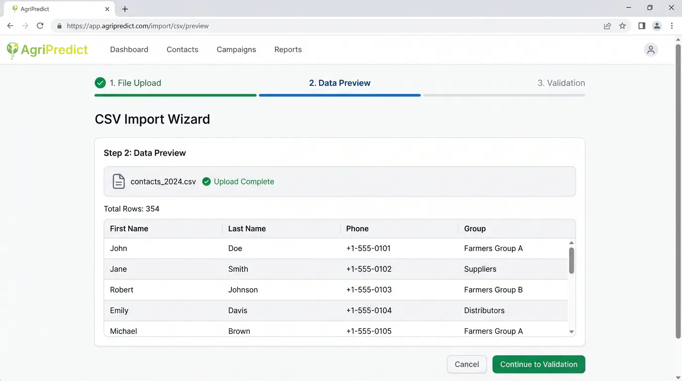 CSV Import